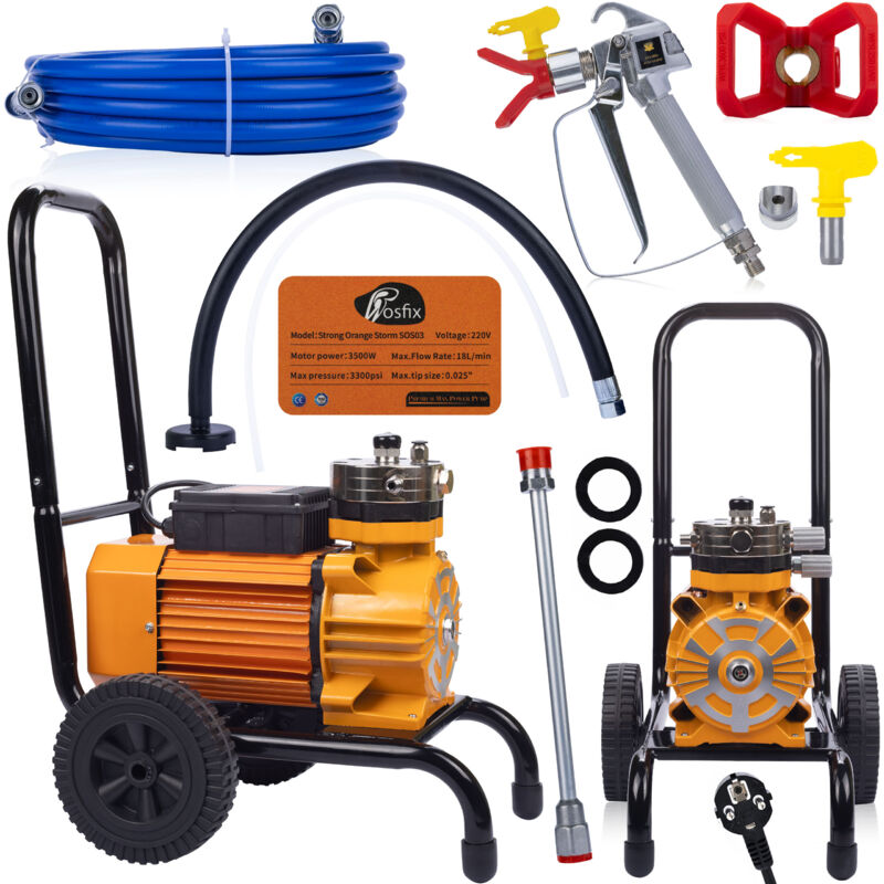 foto del prodotto rosfix strong orange storm sos03 unit di verniciatura a membrana 3500w, 0,25 