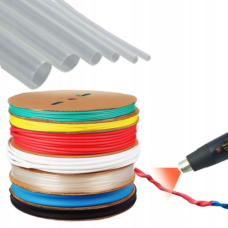 foto del prodotto rosfix tubo termorestringente trasparente 4mm 1m