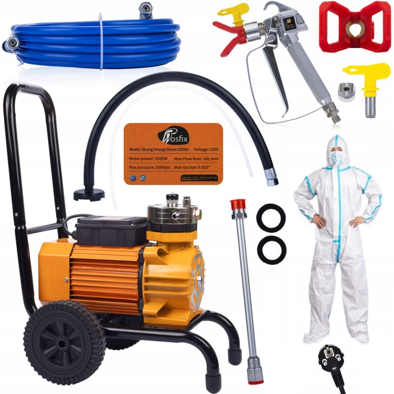 foto del prodotto rosfix unit di verniciatura rosfix strong blue storm sbs03 3500w 22mpa 18l min tuta