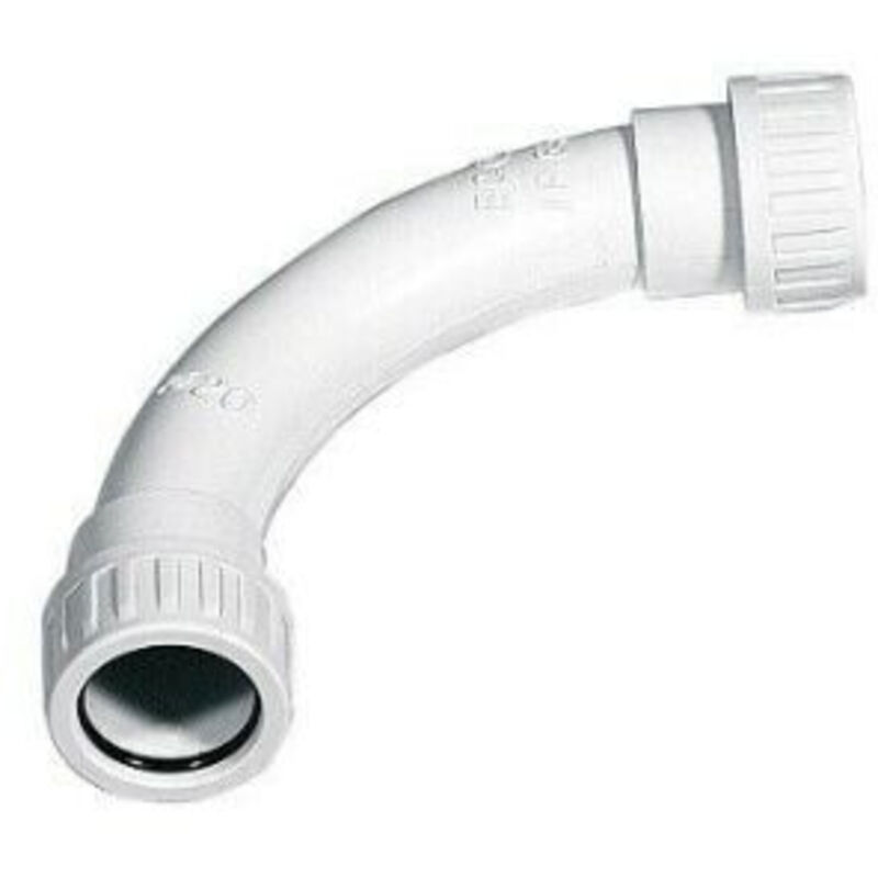 foto del prodotto rosi curva 90 per tubo rigido impianto elettrico da parete esterno ip65 25 mm