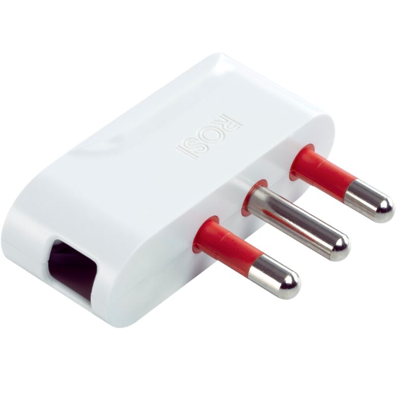 foto del prodotto rosi spina 10a 2p t, piegata a 90 , bianco, serie emilia specialist rs9706b