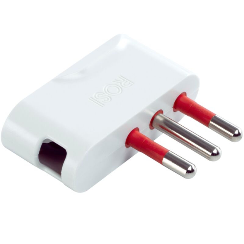 foto del prodotto rosi spina 16a 2p t, piegata a 90 , bianco, serie emilia specialist rs9707b