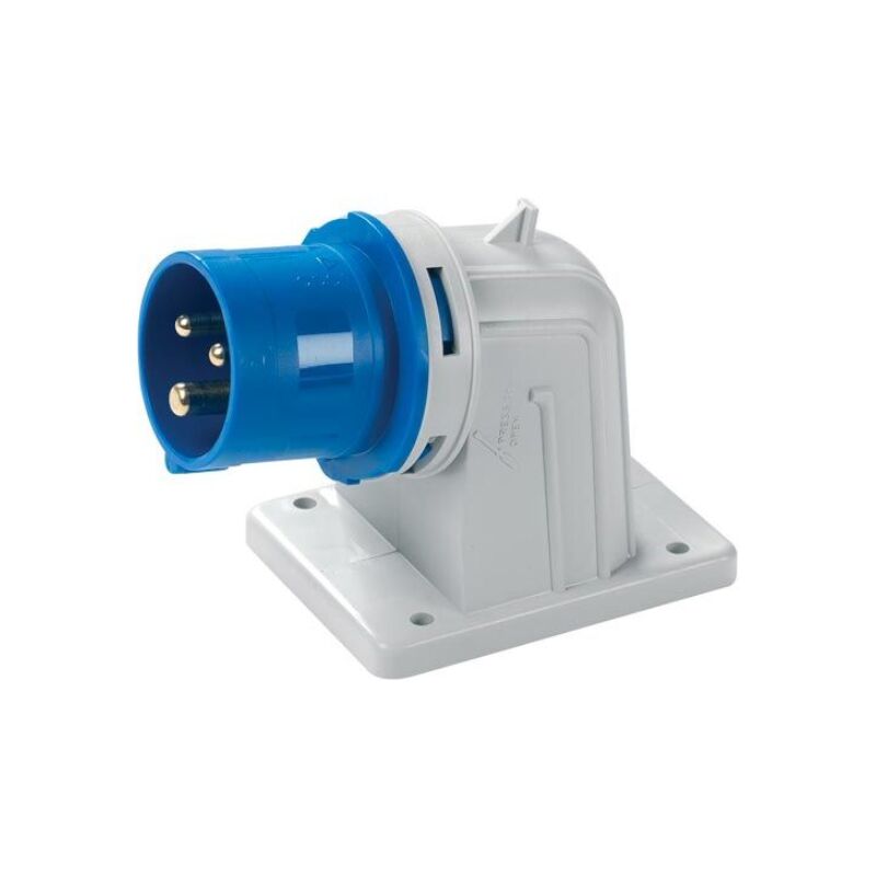 foto del prodotto rosi spina industriale da parete, 230v, 2p t, 16a, ip54 1001012