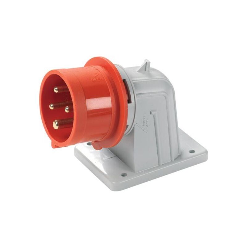 foto del prodotto rosi spina industriale da parete, 380v, 3p t, 32a, ip54 1001022