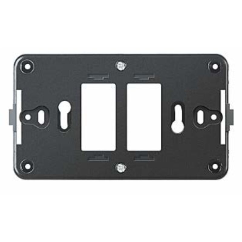 foto del prodotto rosi - supporto per scatola tonda 2 posti compatibile con magic - elettrocanali 99652f