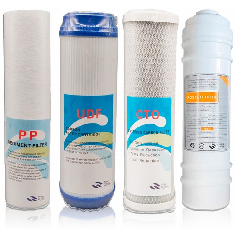 foto del prodotto rosmmel kit 4 filtri di ricambio per ultrafiltrazione sottolavello filpur