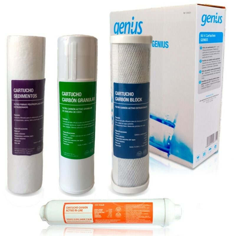 foto del prodotto rosmmel kit di sostituzione cartuccia ad osmosi inversa genius