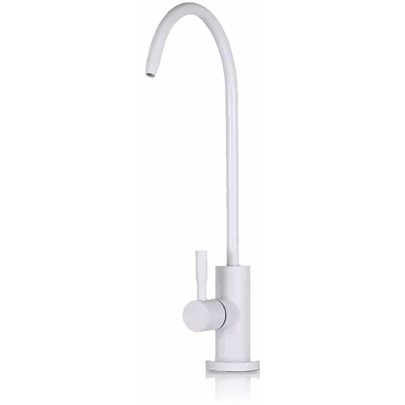 foto del prodotto rosmmel rubinetto moderno di colore bianco per osmosi inversa