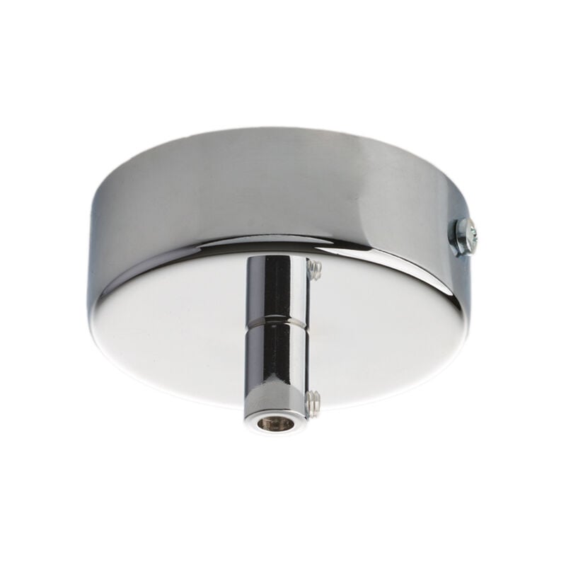 foto del prodotto rosone 1 luce in ferro cromato diametro 8 cm