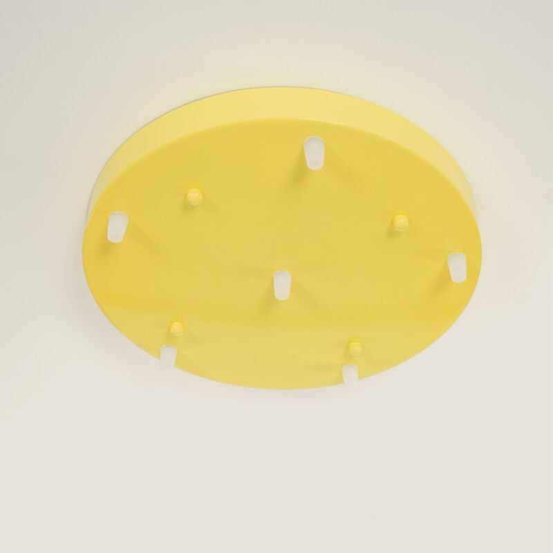 foto del prodotto rosone alluminio 6x1 giallo