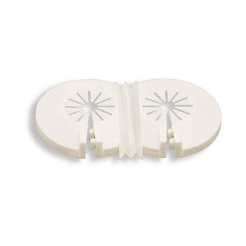 foto del prodotto rosone apribile universale tipo doppio, colore bianco 434800pb