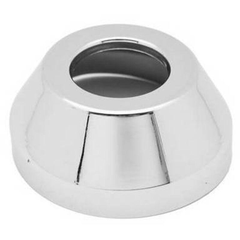 foto del prodotto rosone conico per tubo adduzione wc dm. est. 78 cromato diam. 40 dh