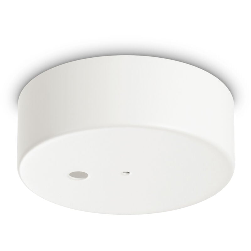 foto del prodotto rosone contemporaneo metallo bianco 1 luce