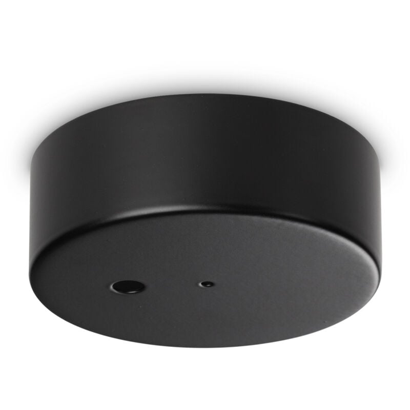 foto del prodotto rosone contemporaneo metallo nero 1 luce