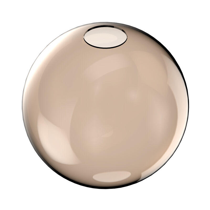 foto del prodotto rosone contemporaneo rubber metallo ambra grande