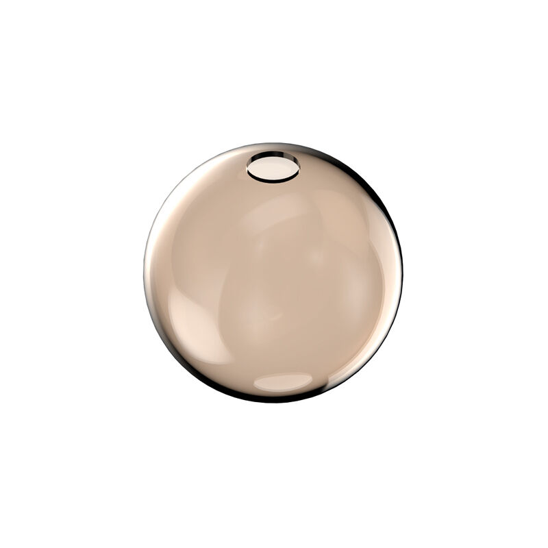 foto del prodotto rosone contemporaneo rubber metallo ambra piccolo