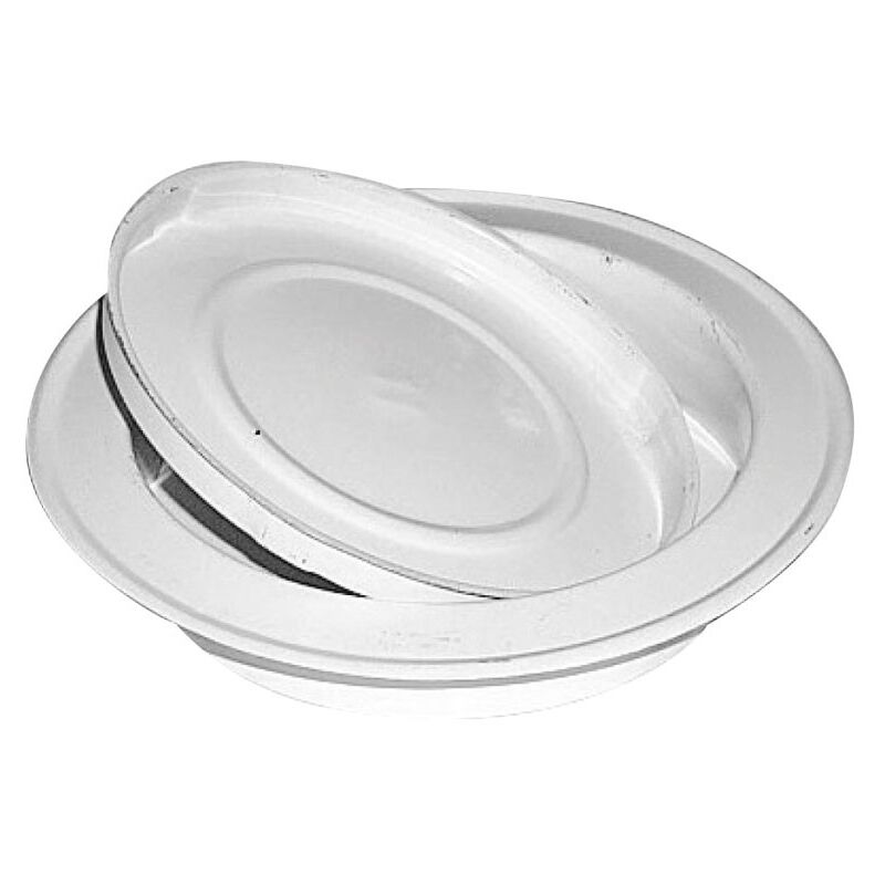foto del prodotto rosone in lamiera laccato bianco 140 mm 00000051705