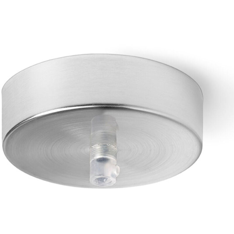 foto del prodotto rosone in metallo cromo spazzolato d10cm