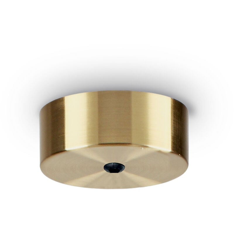 foto del prodotto rosone magnetico all in metallo ottone 1 luce