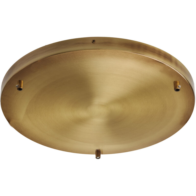 foto del prodotto rosone multicavo 3 luci in ferro bronzato diametro 40 cm