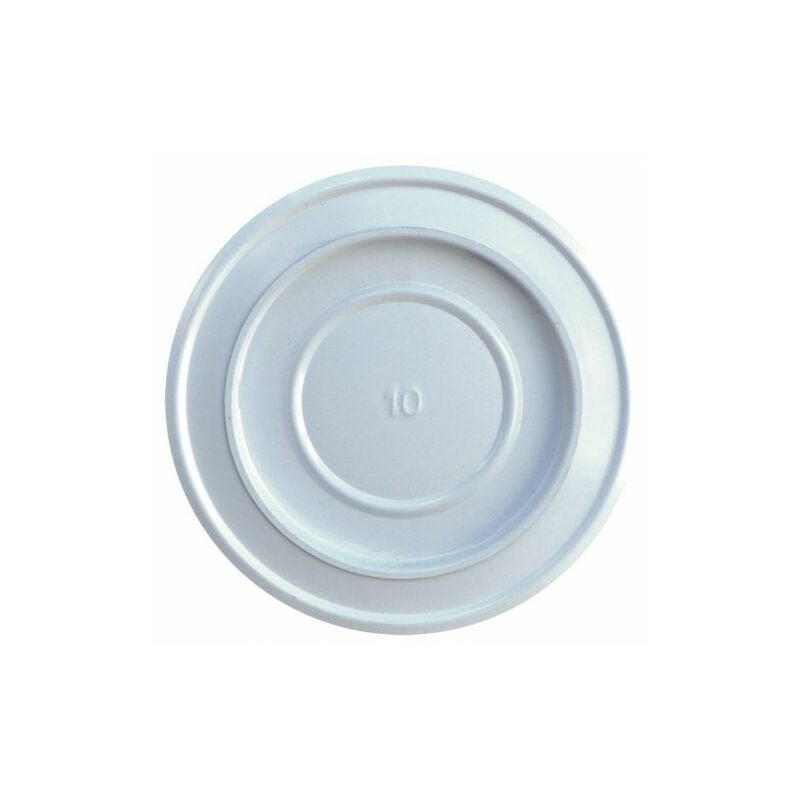 foto del prodotto rosone per tubo di stufa d 14 cm bianco