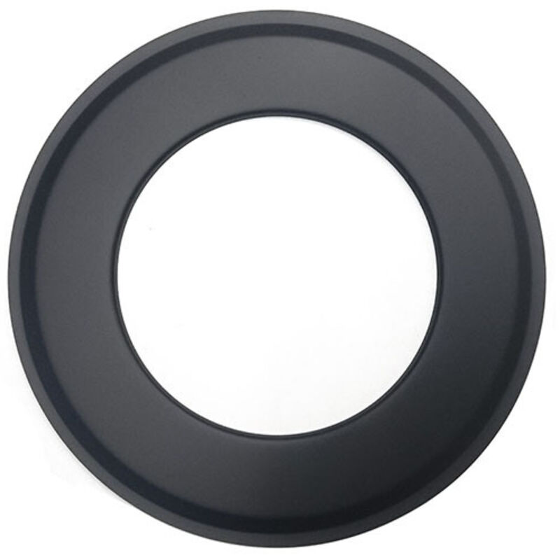 foto del prodotto rosone per tubo stufa a legna nero smaltato, 120 mm