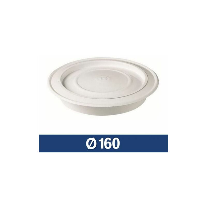 foto del prodotto rosone per tubo stufa pellet smaltato bianco canna fumaria camino stufa 10027v 160 39359 