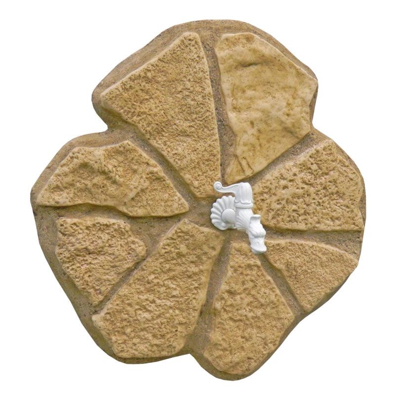 foto del prodotto rosone rosa del deserto 67x4xh65cm tufo in pietra