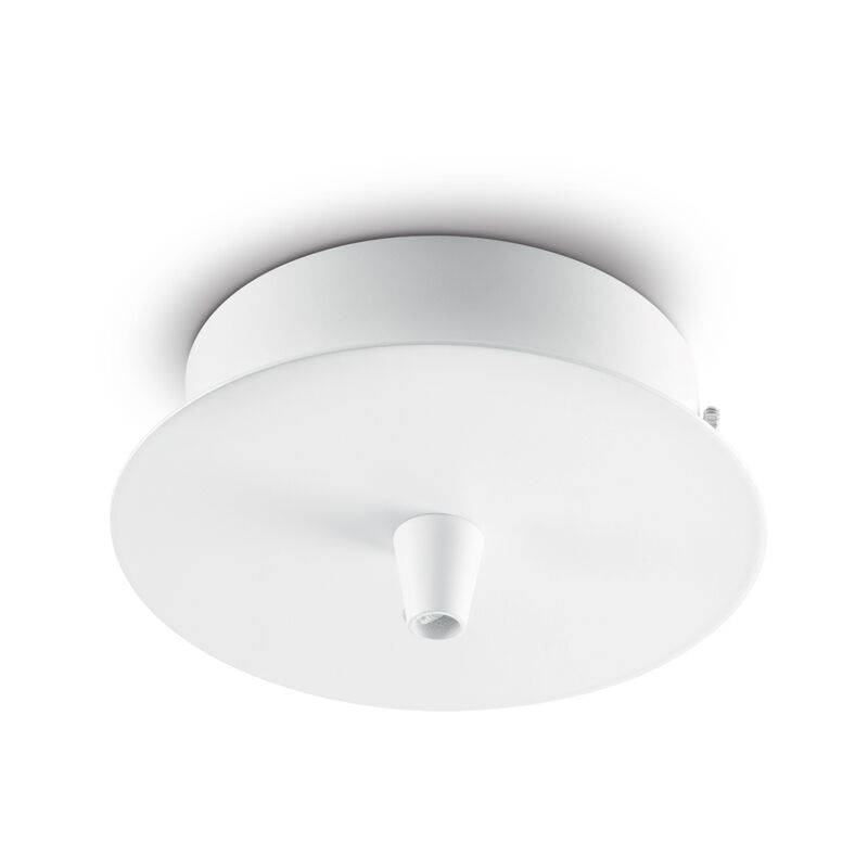 foto del prodotto rosone standard all in metallo bianco 1 luce
