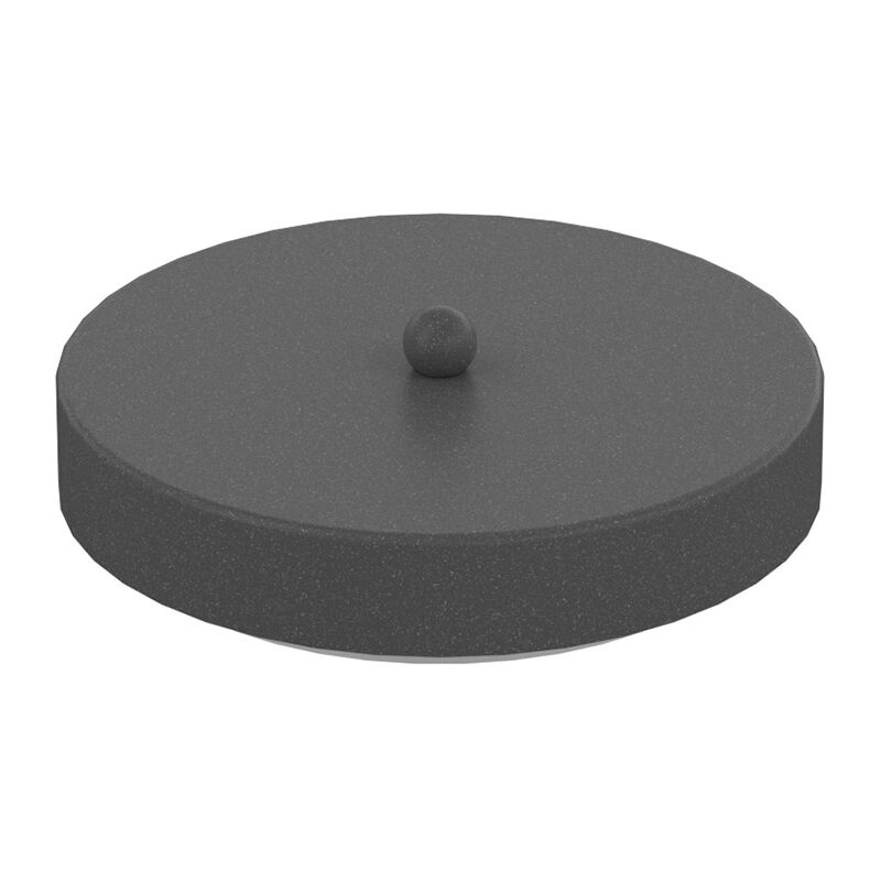 foto del prodotto rosone tondo multiforo metallo antracite 7 uscite d10cm