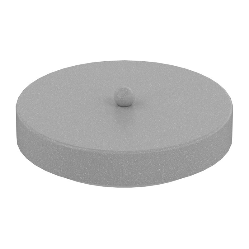 foto del prodotto rosone tondo multiforo metallo grigio 7 uscite d10cm