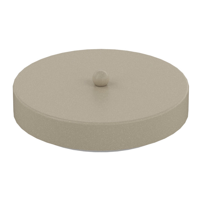 foto del prodotto rosone tondo multiforo metallo sabbia 7 uscite d10cm