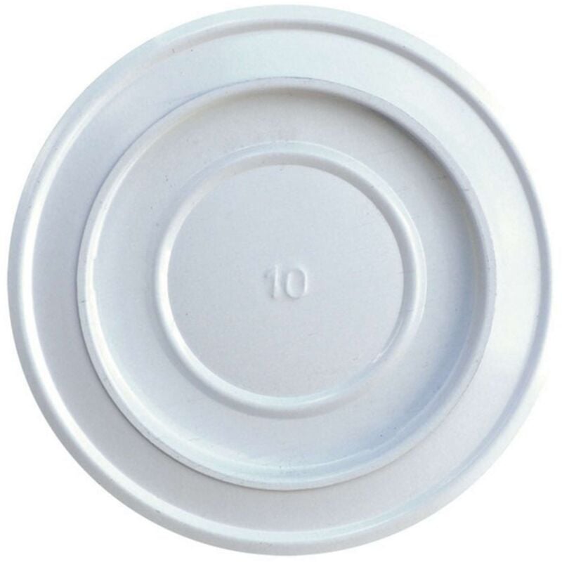 foto del prodotto rosoni per tubi stufa bianco lucido cm.8
