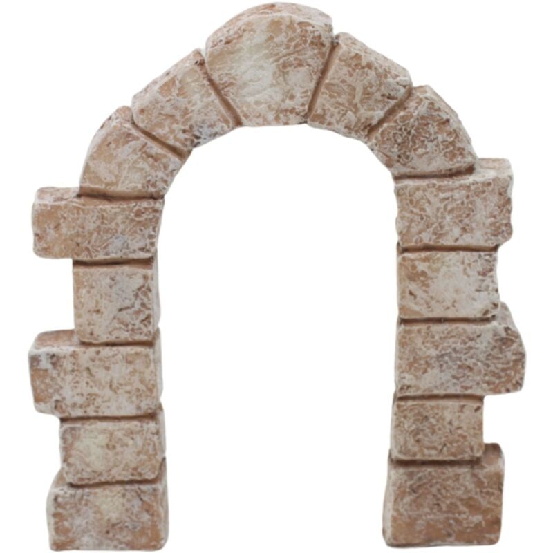 foto del prodotto rossi rosa arco in resina 10x1,5 cm per presepe 11839