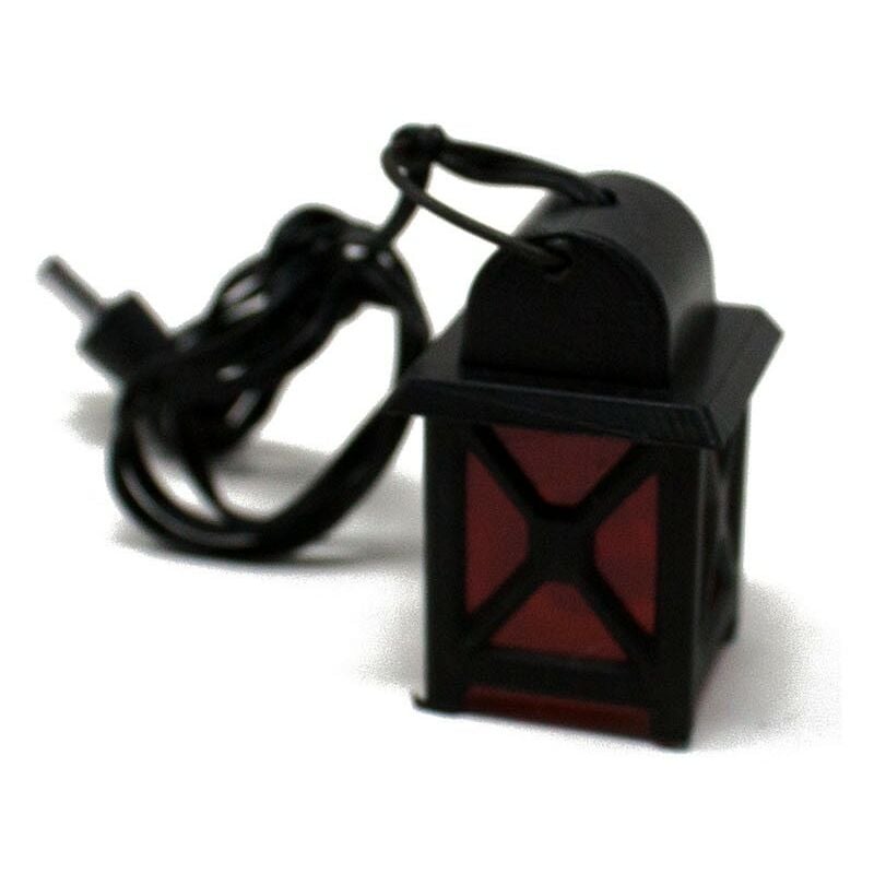 foto del prodotto rossi rosa lanterna in plastica con luce rossa 3,5 v per presepe 11453