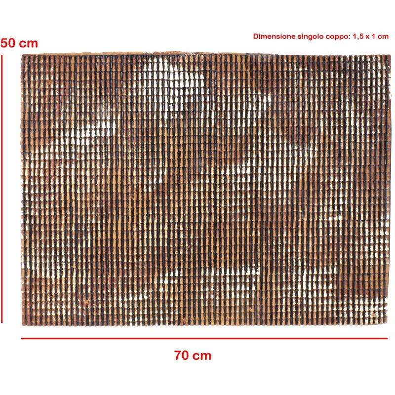 foto del prodotto rossi rosa pannello tegole invecchiate per presepe 65x48 cm 10756