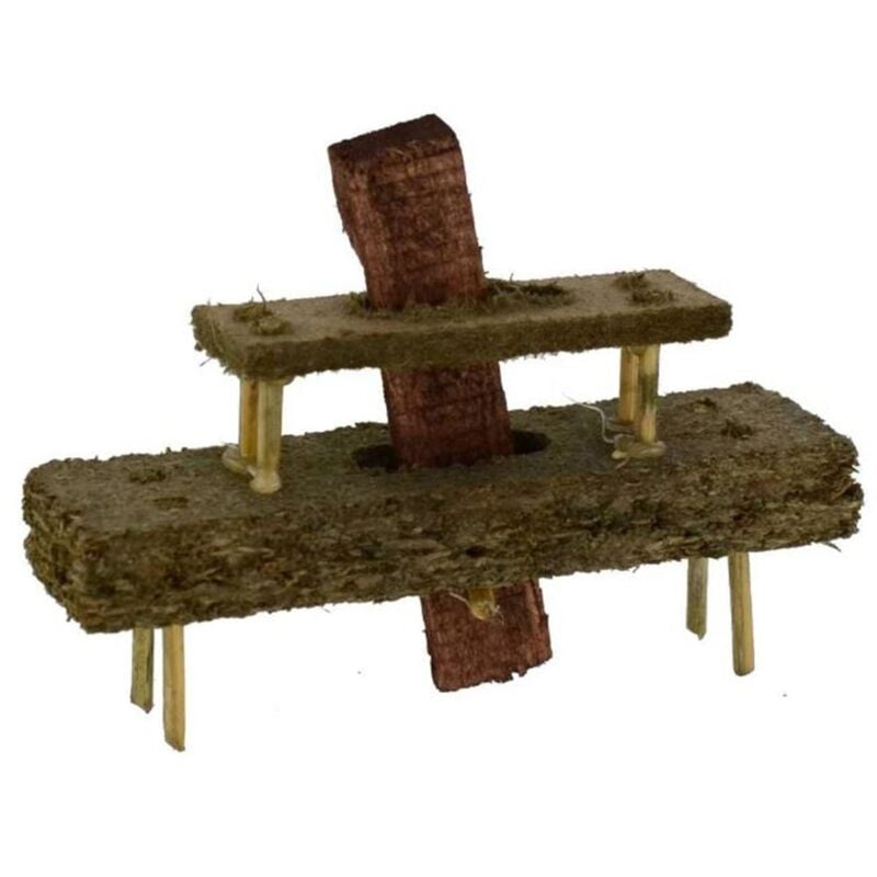 foto del prodotto rossi rosa pialla in legno per mestieri del presepe in miniatura 8 cm