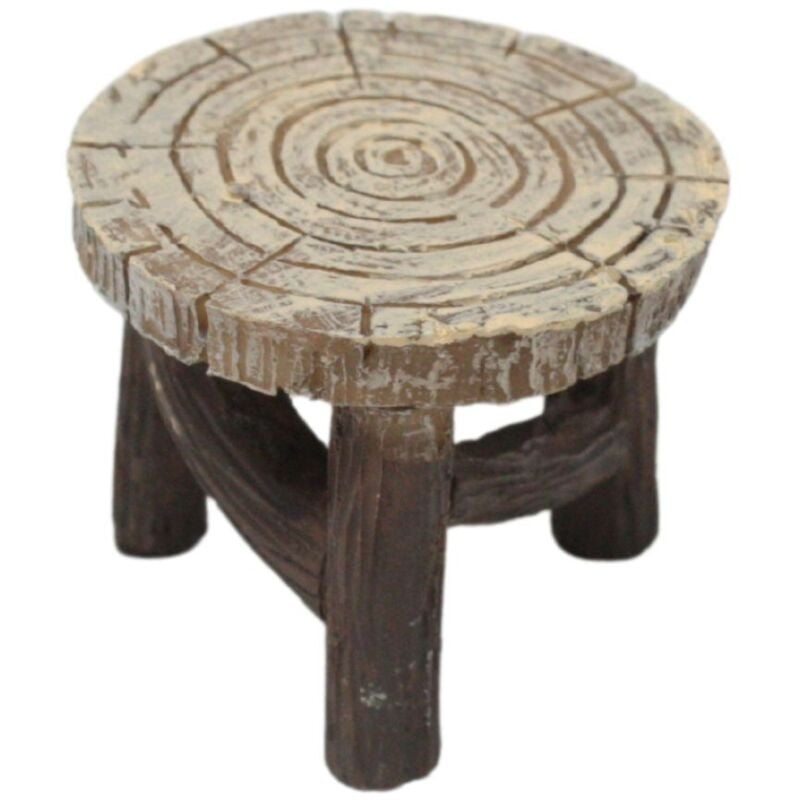 foto del prodotto rossi rosa tavolo tondo 4,5x4,5x3 cm in resina per presepe 11819
