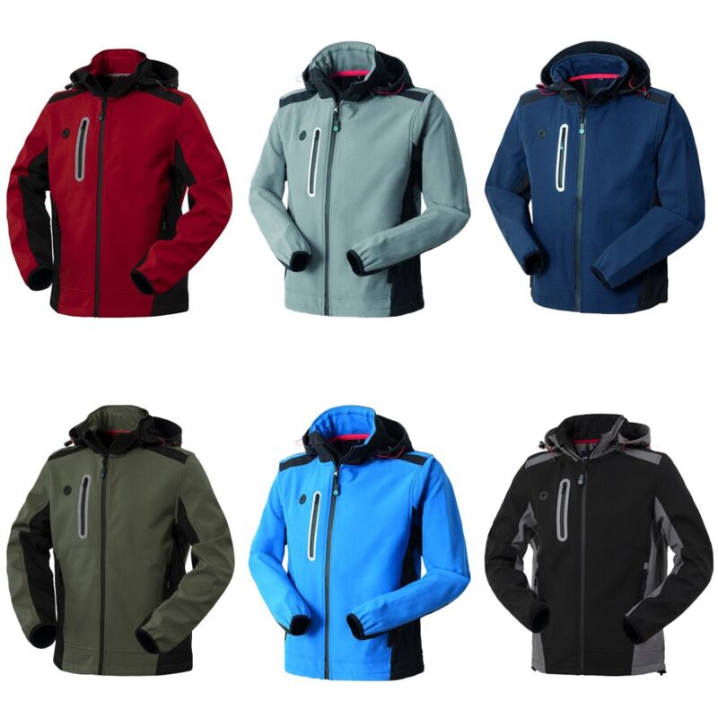 foto del prodotto rossini illuminazione giubbotto da lavoro softshell rossini smarty xxxxxl nero