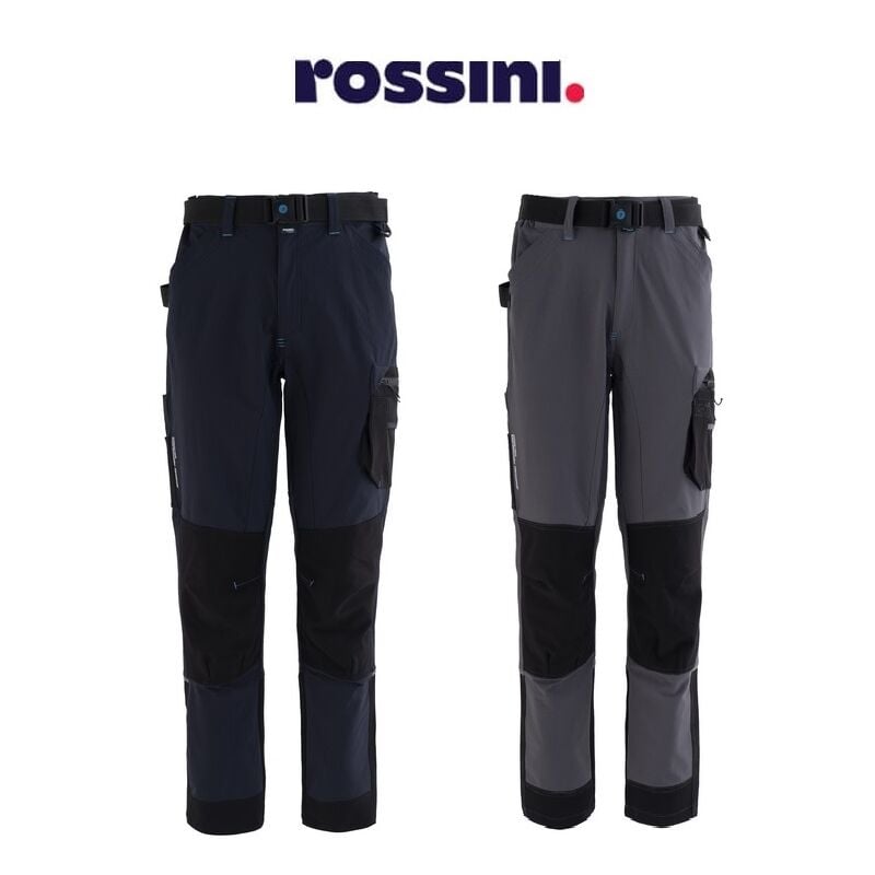 foto del prodotto rossini illuminazione pantaloni da lavoro rossini rainold light u 4 stretch m grigio