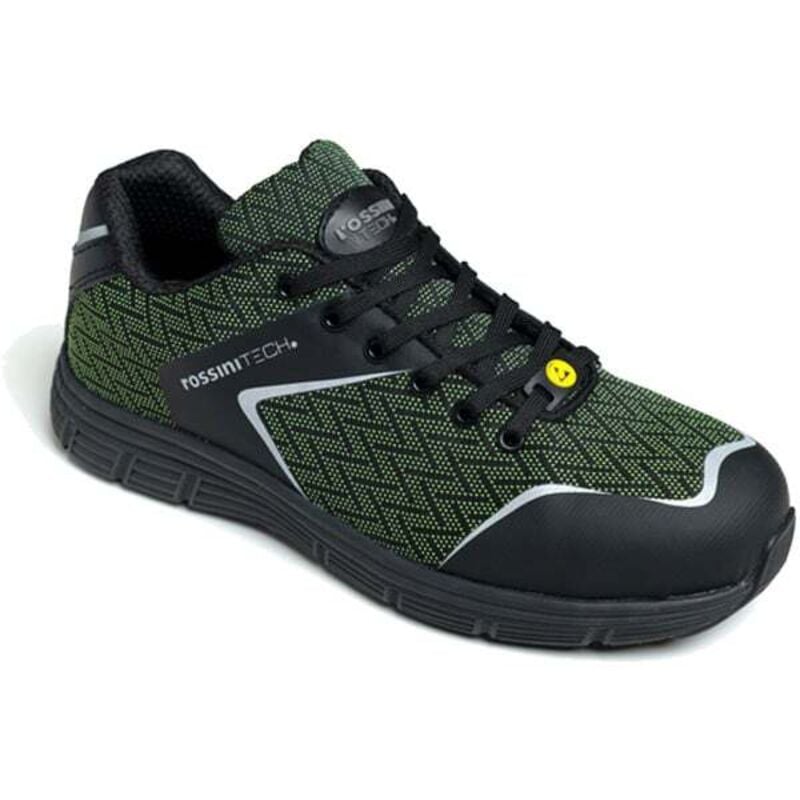 foto del prodotto rossini illuminazione scarpe antinfortunistiche da lavoro rossini kripton green s3s sr esd 43