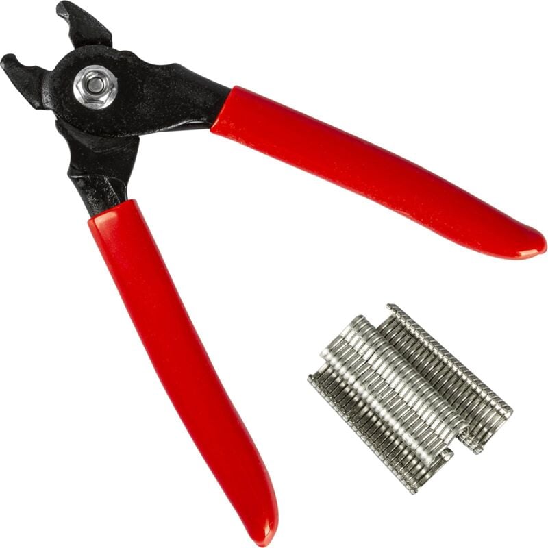 foto del prodotto rosso 313313 crimpatrice a mano per salsiccia 60 clip, arrosti, per rete salumi, colore, lega, mittler browin
