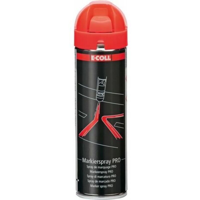 foto del prodotto rosso marcatura a spruzzo 500ml e-coll a 12