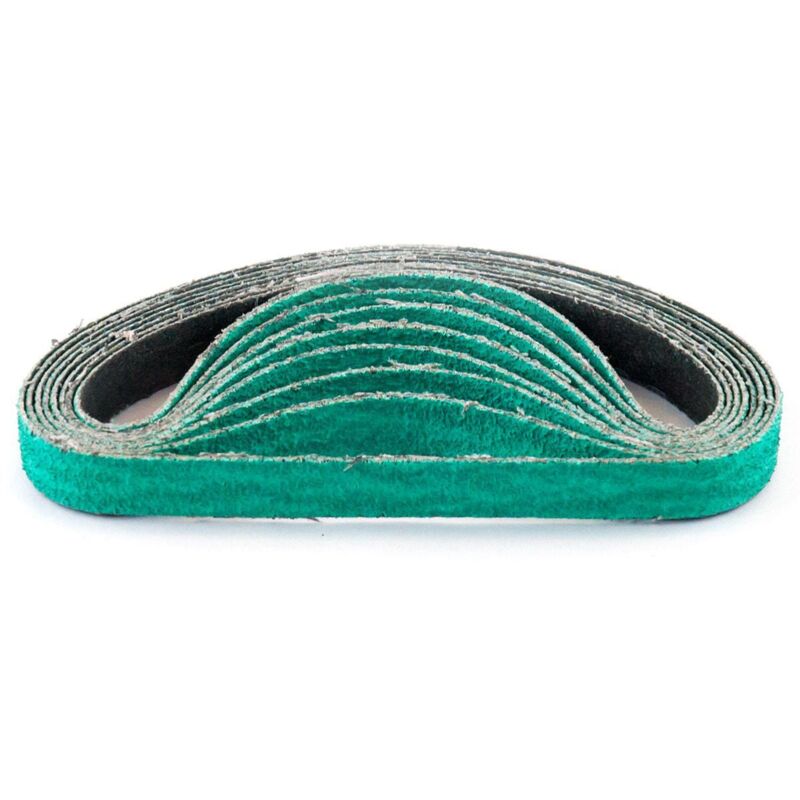 foto del prodotto rosver nastri abrasivi per levigatrici, lime 10x330 grana 100 10 pz