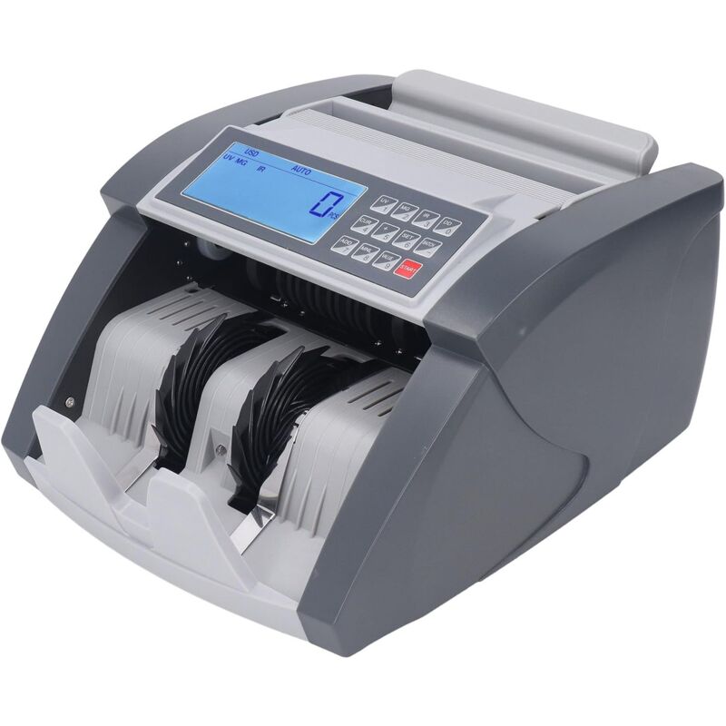 foto del prodotto rosvola ej.life contasoldi, contabanconote, contabanconote, display lcd, rilevatore di denaro falso con rilevamento di denaro falso uv mg ir mt dd