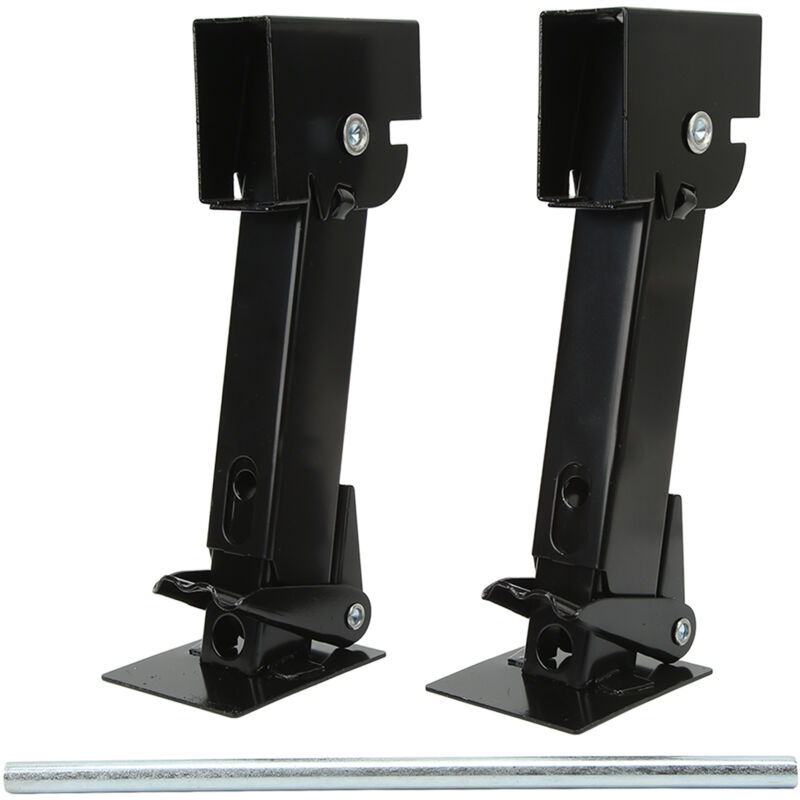 foto del prodotto rosvola eosnow 2pcs stabilizzatore jack ferro 650lb supporto 1000lb capacit di sollevamento telescopico oscillazione regolabile verso il basso