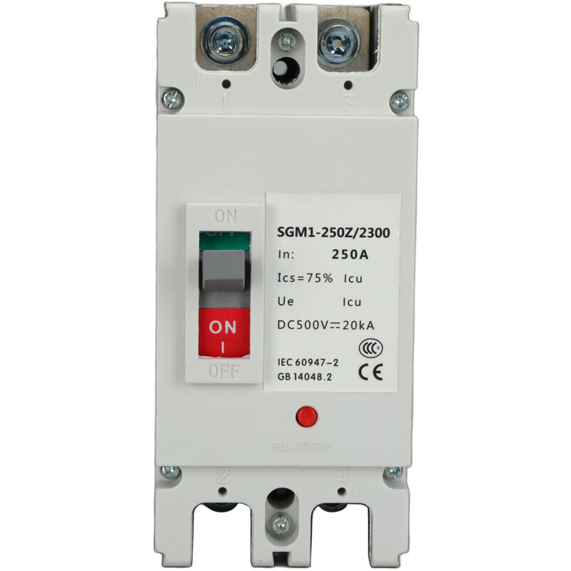 foto del prodotto rosvola jeffergarden interruttore automatico 2p mccb protezione batteria solare interruttore isolatore protettore 250a 500v
