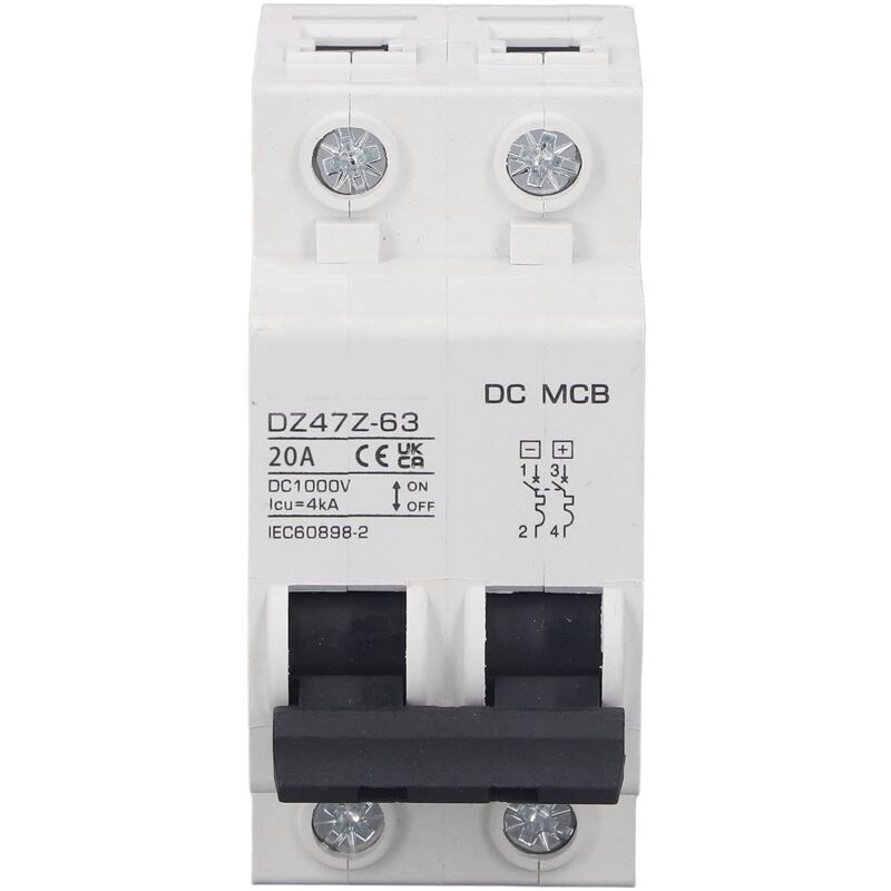 foto del prodotto rosvola jeffergarden sistema magnetico di protezione da sovraccarico dell interruttore cc pv 2p 1000v 20a