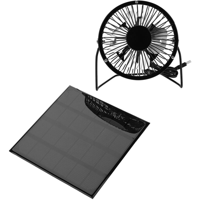 foto del prodotto rosvola jeffergarden super pratico leggero e facilmente fai da te, caricatore per pannello solare, porta di uscita ventola usb, campeggio per