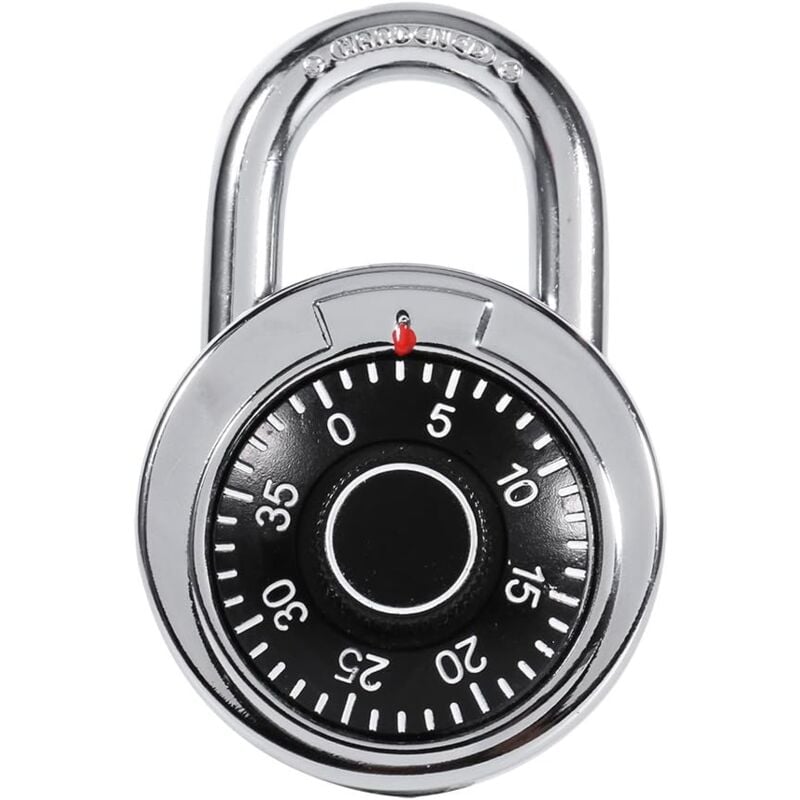 foto del prodotto rotary padlock number combination combination lock safe round dial number baggage security